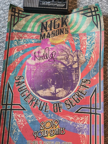 Pink floyd nick - mason, signed