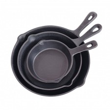 Set of 3 Heavy Duty Cast Iron