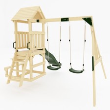 Galactica outdoor wooden swing - galactica,