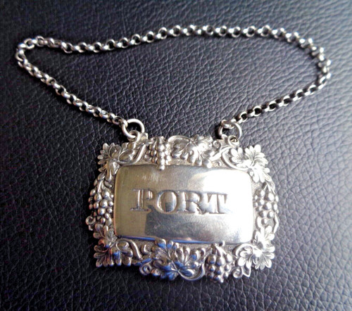 Victorian sterling silver port - silver,