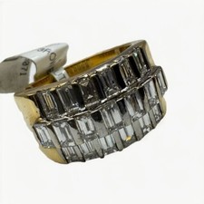 Heavy 18ct 3ct Baguette