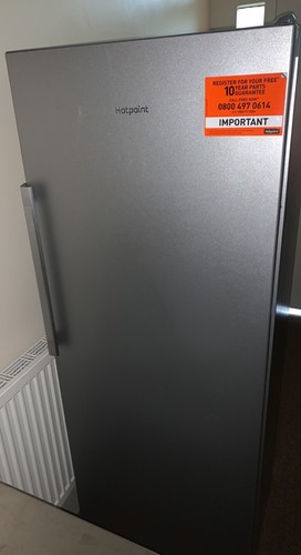 Hotpoint grey tall fridge used - fridge,