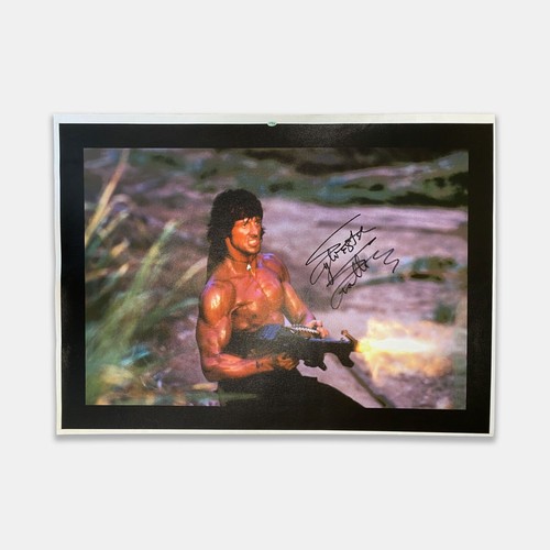 Sylvester stallone signed - stallone,