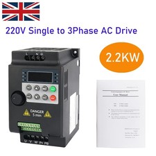 2.2KW 220V VFD Frequency Speed