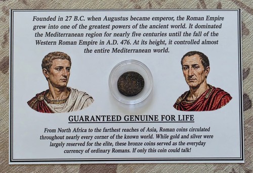 Ancient roman bronze coin 4th - bronze,