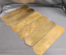 6 AGED PATINA BRASS DOOR