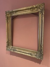 c19th Baroque Classical Gilt Wood Oil Painting Frame Rebate 48cm x 53.5cm