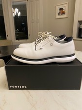 Footjoy Traditions Blucher Men’s Golf Shoes White Size UK 8.5 wide