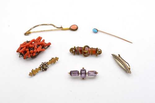 Antique victorian brooch - antique, pin