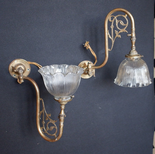 Antique pair gold ornate - pair, of