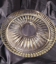 Heavy Cut Glass Divided