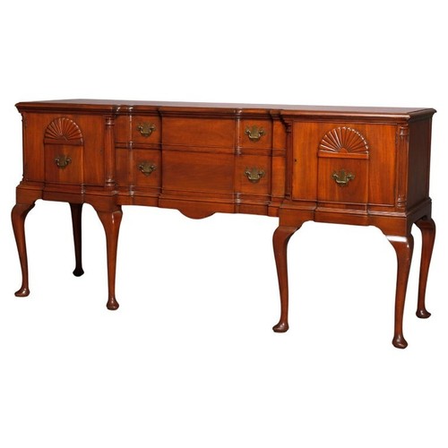 Antique queen anne mahogany - antique,