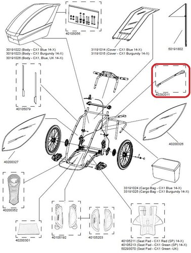 Thule catch strap - thule,