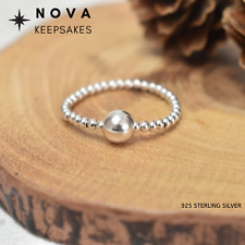 Stacking Stretch Ring Beaded