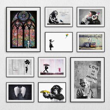 Banksy Prints Wall Art