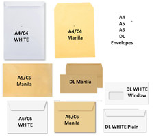 A4 A5 A6 DL envelopes WHITE /