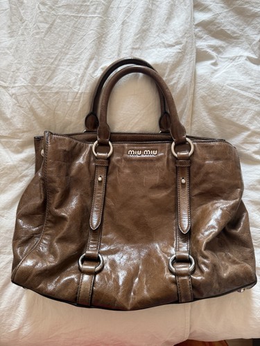 Vintage miu brown leather - vintage,