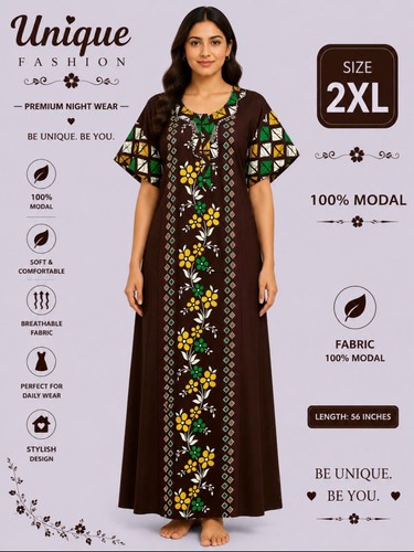 Indian night dress cotton - indian,