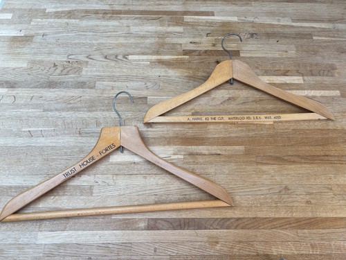 Vintage wooden hangers 2 - vintage,