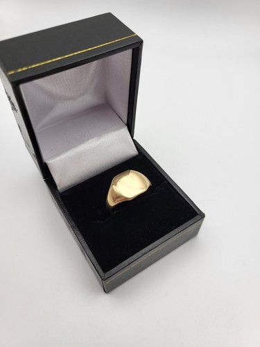 9ct gold men oval - oval, signet