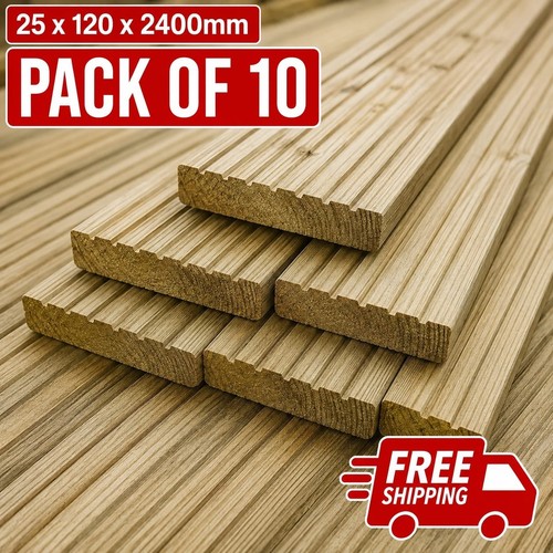 Treated timber decking boards - timber,