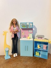 Barbie Play All Day Baby Doctor & Office Playset 2006, Good Cond Nearly Complete
