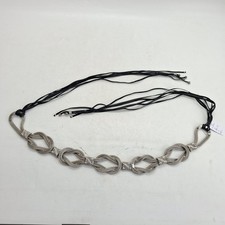 Nanni Knotted Silver Belt