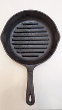 Wagner's 1891 Original Cast Iron Skillet 9” - Black Frying Pan USA Cookware