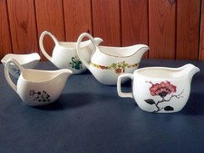 5 x Midwinter Stylecraft Ming Tree Staffordshire Burslem 1960s Pottery Jugs Pot.