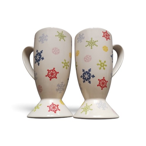 Whittard coloured snowflakes - whittard,