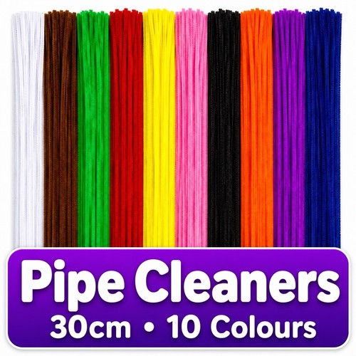 120 pipe cleaners - pipe, 30cm