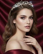 Tiara gold swarovski - tiara,