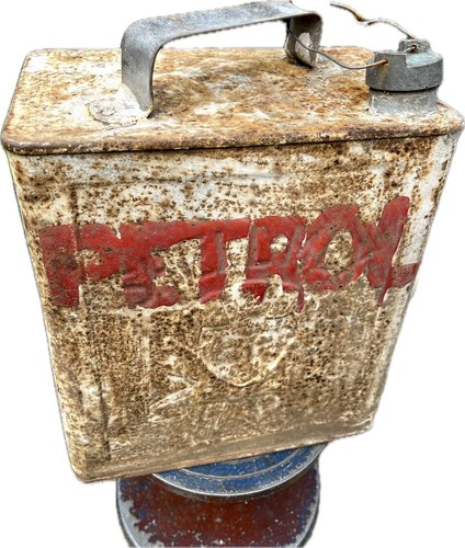 Unrestored vintage petrol fuel - petrol,
