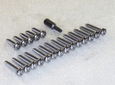 19pc STAINLESS TORX SCREW KIT