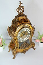 Vintage Boulle mantel clock