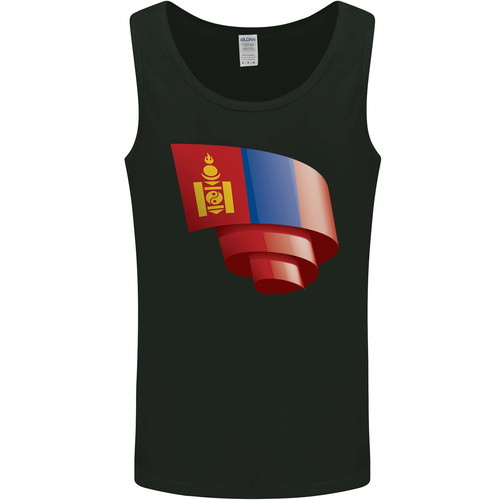 Curled mongolia flag - curled,