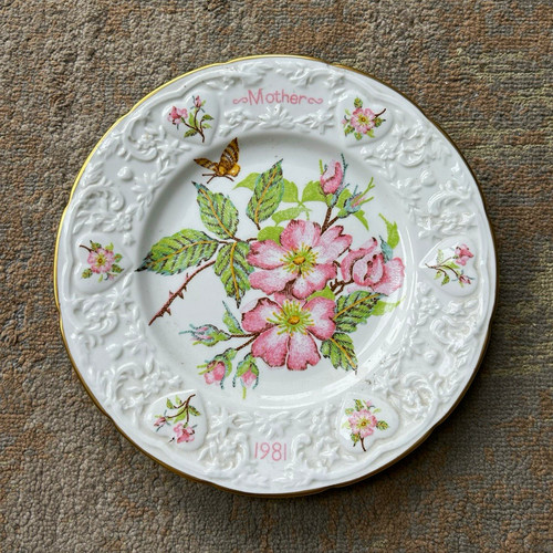 Coalport victorian plate 1981 - victorian,