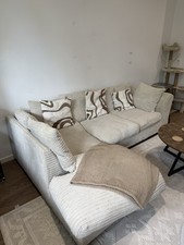 Argos Beige Sofa L Shape 3