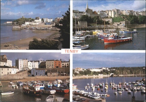 Vintage tenby postcard judges - postcard,