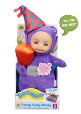 🎁 Teletubbies 31.5cm Talking Party Tinky Winky Soft Plush Toy