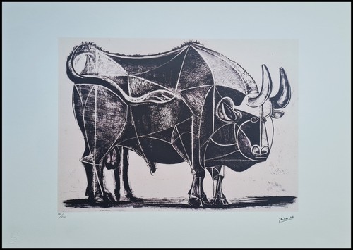 Pablo picasso the bull - bull, state