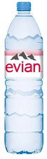 Evian water bottle still - evian,