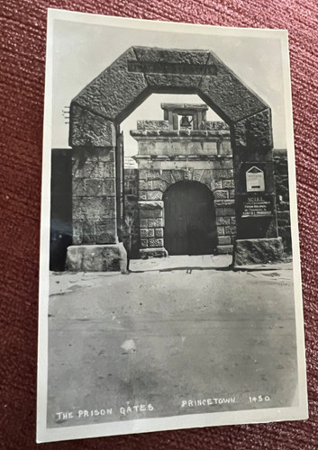 Vintage postcard princetown - vintage,