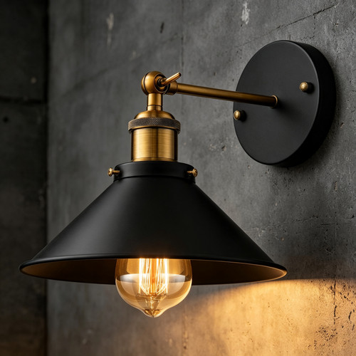 Industrial rerto wall light - industrial,