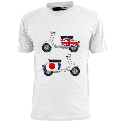 Mens scooters mod shirt - 2,
