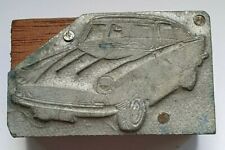 Bond Equipe GT DealerShip Printing Block From the Preston Factory 1.5"x1" Rare
