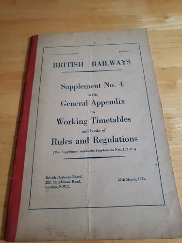 British railways supplement - british,