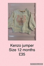 kenzo jumper kids Size