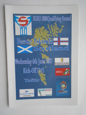 Faroe Islands v Scotland 2007 European Championship Unofficial