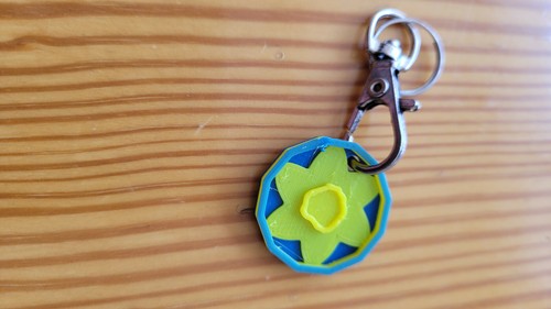 Yellow blue daffodil - x, yellow/blue